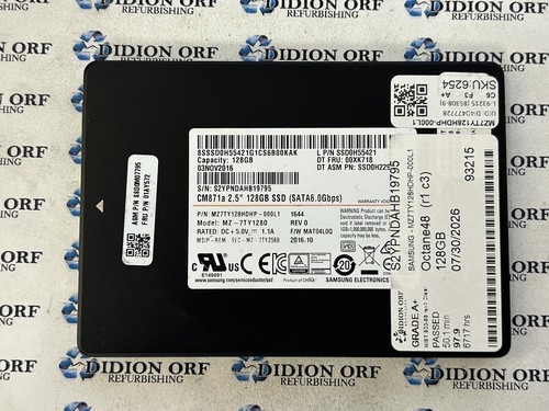 Samsung 128gb sata ssd - 128gb, 2.5"